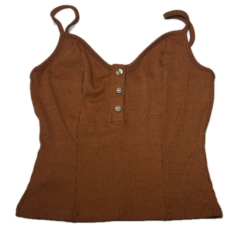 Burnt orange/ brown tank top